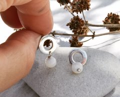 Aros Arandelas con piedra - tienda online