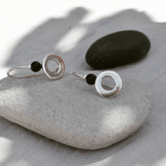 Aros Arandelas con piedra