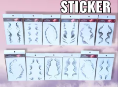 Stickers tatuajes temporal pelitos baby rostro - comprar online
