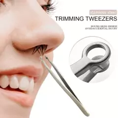 corta pelos nasales pinza metal