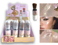 Brocha con iluminador en polvo Karite + protector