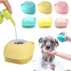 cepillo para bañar mascotas silicona