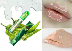 Green chili lip plumper voluminizador picante