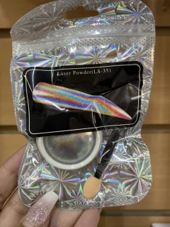 Polvo holografico + aplicador para uñas  - comprar online