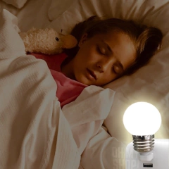 Lamparita luz de noche foco usb