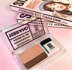 Sombras Sixteen doble + brocha - comprar online