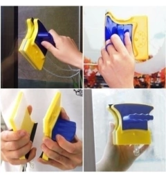Limpiador de vidrios magnético