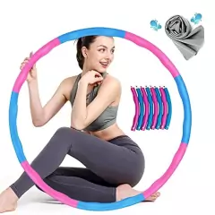Hula hoop desarmable fitness para reducir cintura - comprar online