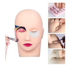 Cabeza practica para maquillaje / pestañas silicon
