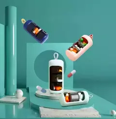Llavero de pastillero portatil mini