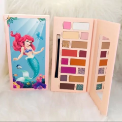 Paleta de sombras de la Sirenita + brocha