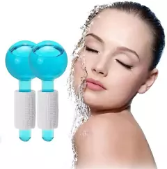 Par De Ice Roller Masajeador Facial Frio Antiarrugas Glitter - comprar online