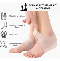 Par de Taloneras con altura 3,5cm para aumentar de altura