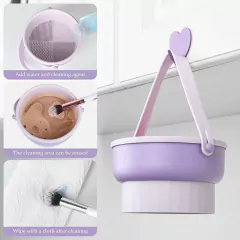 Box 2 en 1 Limpiador y secador de brochas todos los tamaños importado - tienda online