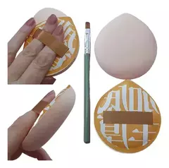 Set de 2 esponjas PUFF coreanas efecto pulido reutilizables - Beauty Make Up