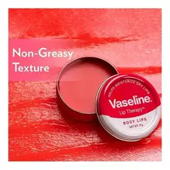 Balsamo Labial Vaseline Lip Therapy Rosy Lips 20gr Lata - comprar online