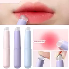 Brocha silicona viral efecto pulido para labiales, corrector y rubor