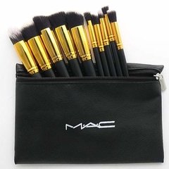 Set de brochas negras MAC cartuchera