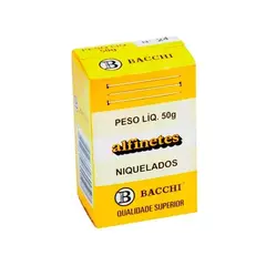 ALFINETE CABECA N. 24 NIQUELADO 50G BACCHI - comprar online
