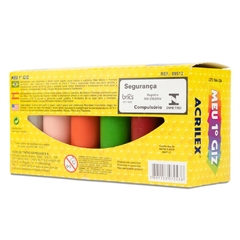 GIZ DE CERA 12 CORES MEU PRIMEIRO GIZ ACRILEX - comprar online