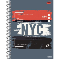 CADERNO 1X1 CD 96F KBOM MASCULINO - SÃO DOMINGOS