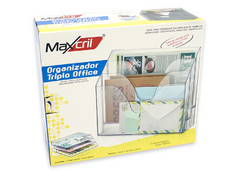 ORGANIZADOR TRIPLO OFFICE CRISTAL MAXCRIL na internet