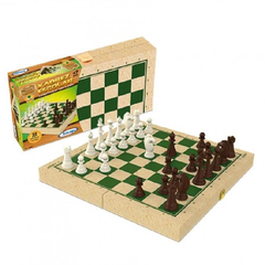 JOGO XADREZ TRADICIONAL MADEIRA - XALINGO