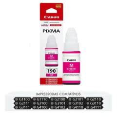 REFIL CANON GI190 MAGENTA - comprar online