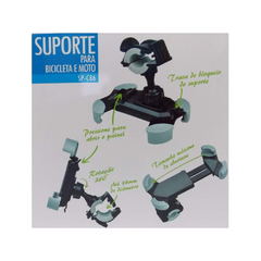 Suporte de Celular para Bicicleta e Moto Exbom SP-C86 - comprar online