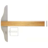 REGUA T 50CM FIXA MADEIRA 5105 DESETEC - TRIDENT - comprar online