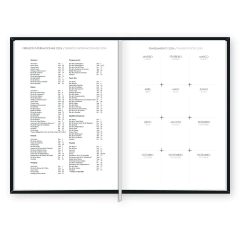 AGENDA EXECUTIVA M5 PRETA 2025 COSTURADA - TILIBRA - comprar online