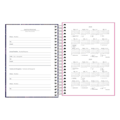 AGENDA ESPIRAL DIARIA 2024 FEMININA PEPPER - TILIBRA