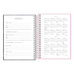 AGENDA ESPIRAL DIARIA 2024 FEMININA PEPPER - TILIBRA