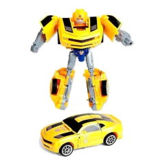 COLEÇÃO ROBOT WARRIORS ROBÔ X CARRO CAMARO AMARELO ZOOP TOYS na internet