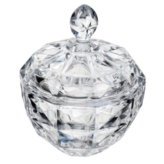 POTICHE AQUAMARINE EM CRISTAL ECOLOGICO - L'HERMITAGE