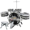 BATERIA ROCK PARTY MOD A PRETO DM TOYS DM