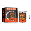 CANECA INOX TÉRMICA COM TAMPA CHOPP LARGUEI A BEBIDA
