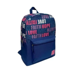 MOCHILA JUVENIL ESTAMPADA AZUL - CLIO