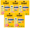 BLOCO PARA DESENHO A4 BRANCO KIT 5UN 140G C/ 20F - USAPEL