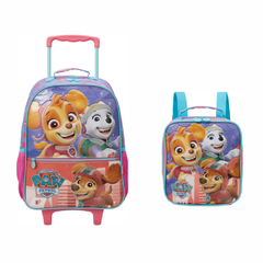 KIT MOCHILA ROD ESTOJO LANCHEIRA PATRULHA CANINA SKYE-XERYUS