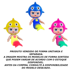 BONECA ACQUA MARINA TUBARAOZINHO SORTIDO - SUPER TOYS