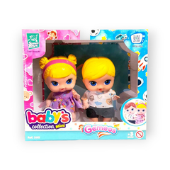 BONECAS GEMEOS BABYS COLLECTION MINI - SUPER TOYS - comprar online