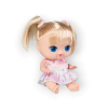 BONECA BABYS COLLECTION MINI PASSEIO COM CABELO - SUPER TOYS