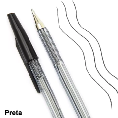 CANETA PILOT BPS METAL 0.7 PRETA CAIXA C/ 12 UNIDADES - loja online