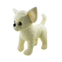 CACHORRO DE PELUCIA CHIHUAHUA BRANCO 26CM INFANTIL - FOFY - comprar online
