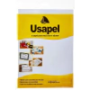 PAPEL COUCHE A4 180G C/ 50 FOLHAS COR BRANCO - USAPEL - comprar online