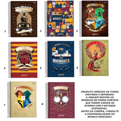 CADERNO ESPIRAL 1/4 96F HARRY POTTER - JANDAIA