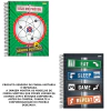 CADERNO 12X1 CD PLACAS HUMOR - JANDAIA