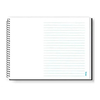 CADERNO CARTOGRAFIA MEIA PAUTA 96F NEUTRO - TAMOIO - comprar online