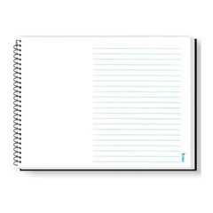 CADERNO CARTOGRAFIA MEIA PAUTA 96F NEUTRO - TAMOIO - comprar online
